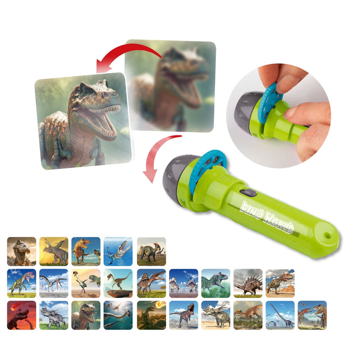 Dino World Taschenlampe mit Bildeffekten