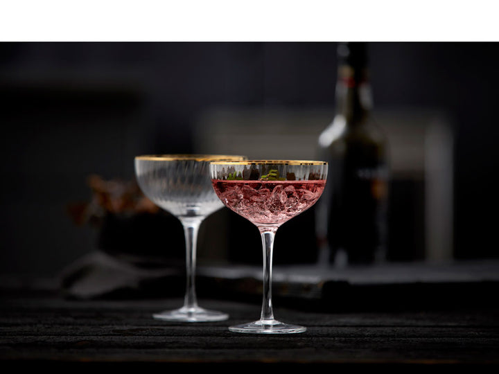 Cocktailglas Palermo Goldrand