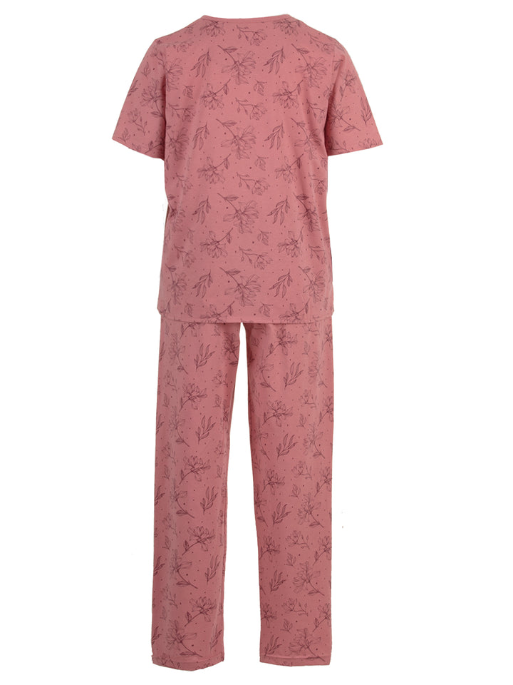 Pyjama Set Kurzarm - Floral