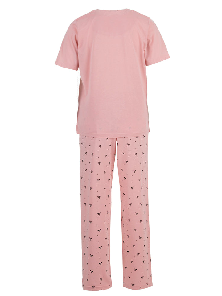 Pyjama Set Kurzarm - Schleife