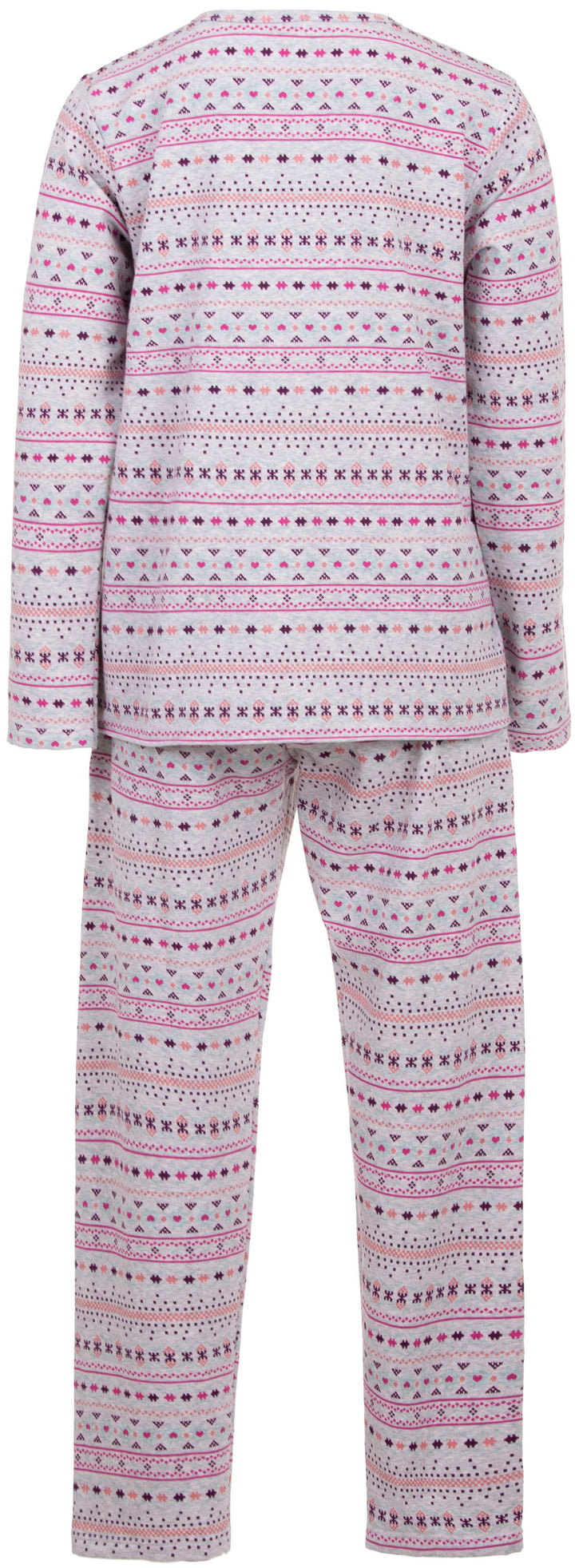 Pyjama Set Thermo - Symbole Knopfleiste