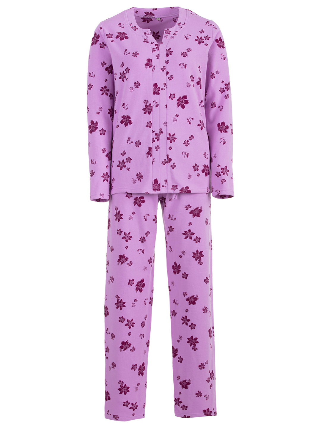 Pyjama Set Thermo - Pinke Blüten