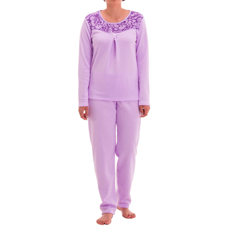 Pyjama Set Thermo - Spitzendruck Schleife