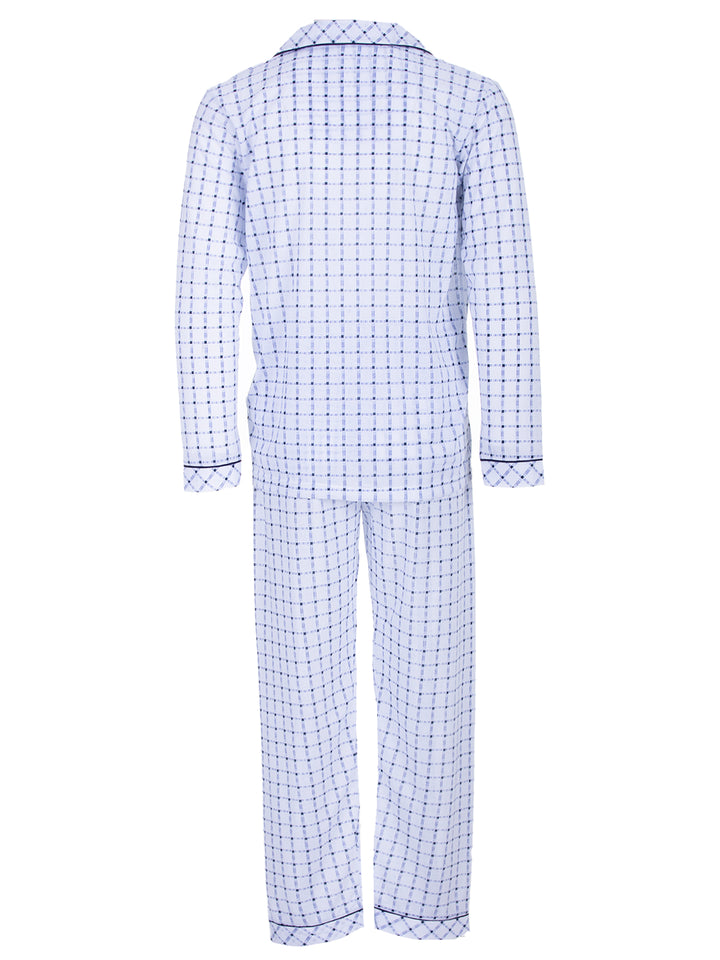Pyjama Langarm - Allover Karo