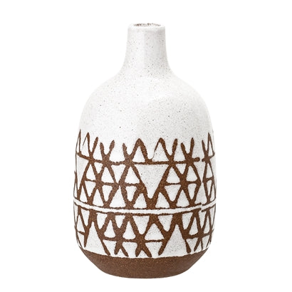 Vase White Stoneware