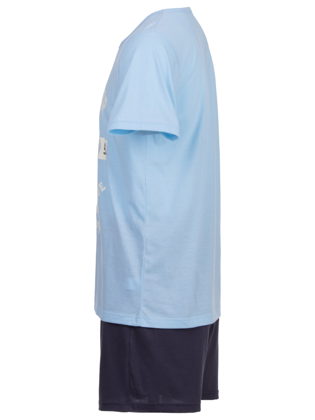 Pyjama Set Shorty - Vintage Blaue Shorts
