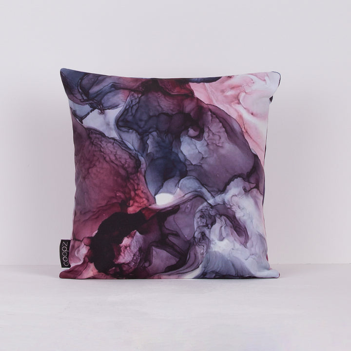 Pillowcase Purple Alcohol Ink