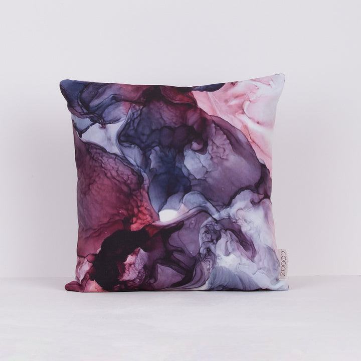 Pillowcase Purple Alcohol Ink