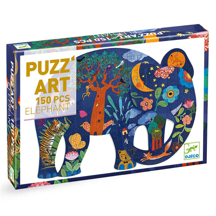 Silhouetten Puzzle 150 Teile mit Poster