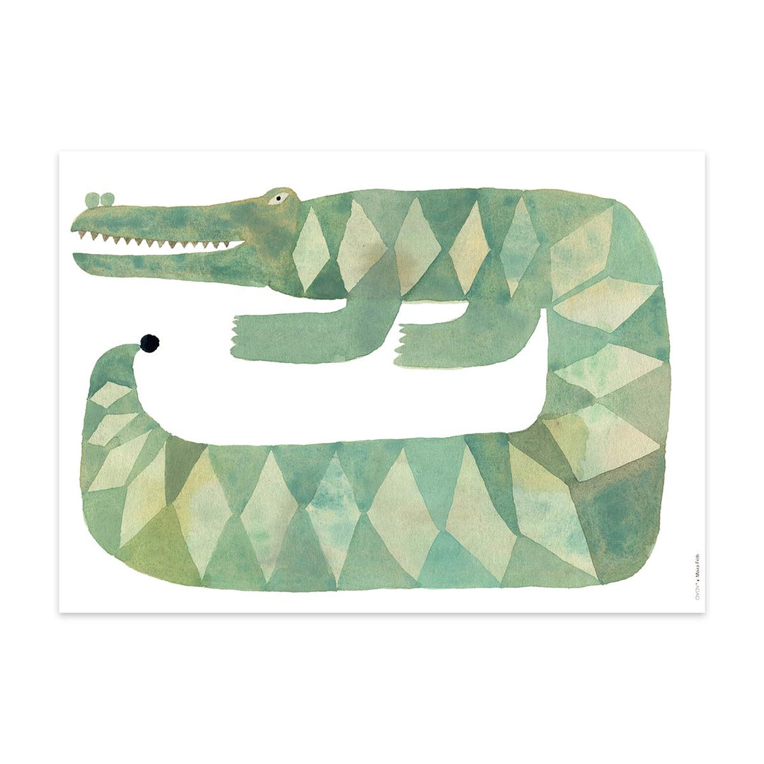 Poster Crocodile Gustav