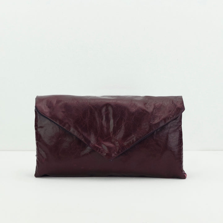 Windeltasche Mini-Me Big Leder Oxblood