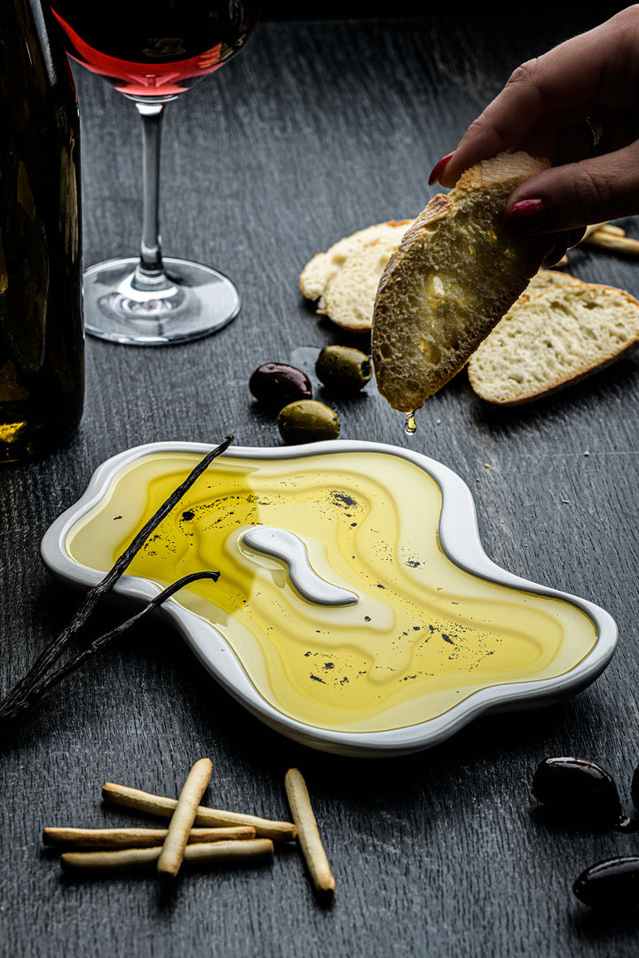 Keramik Olivenöl Schale