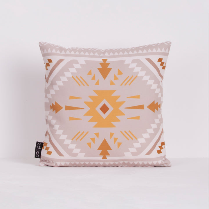 Cushion Cover Scandi Canvas Brass