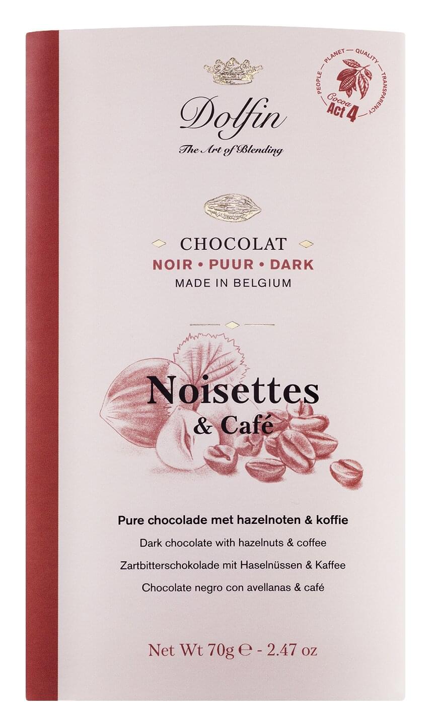 Tafelschokolade Noisettes & Café