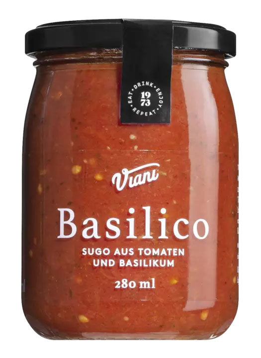 Basilico Sugo aus Tomaten und Basilikum