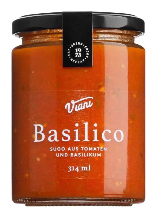 Basilico Sugo aus Tomaten und Basilikum