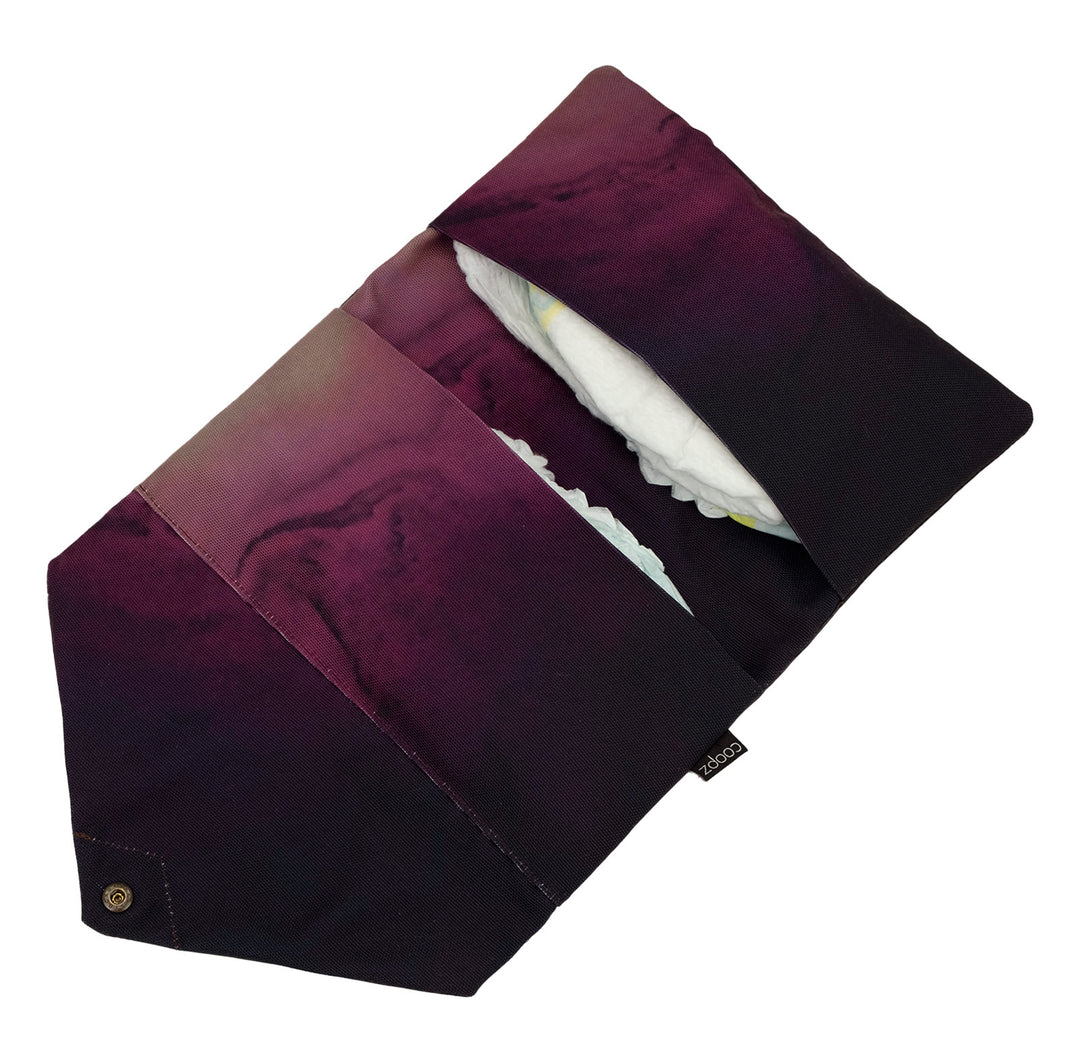 Windeltasche Mini-Me Big Leder Oxblood