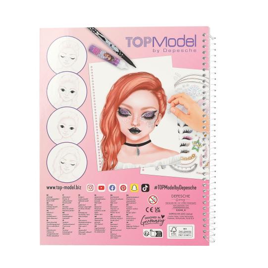 Create your TOPModel Make-Up Malbuch