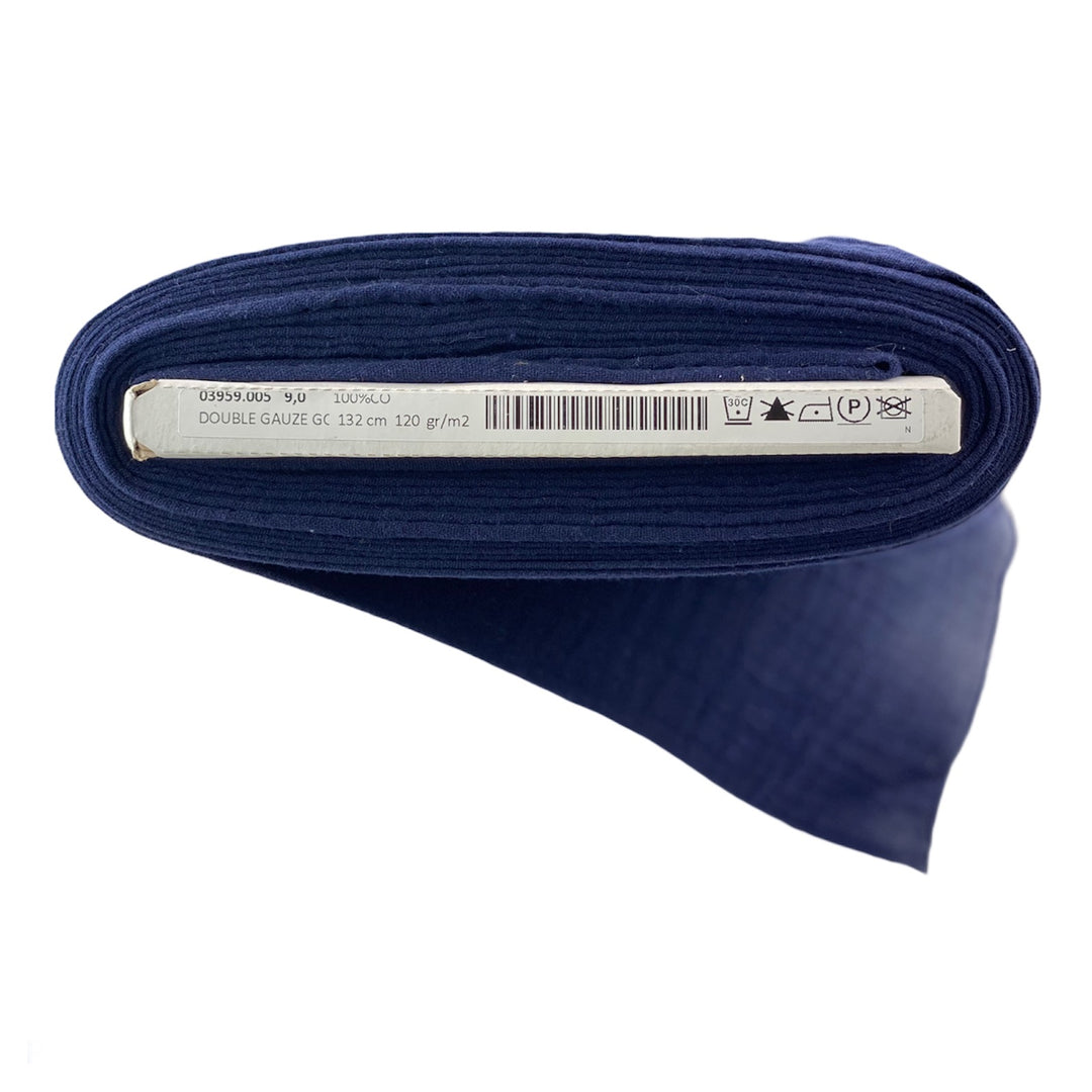 Musseline uni double gauze GOTS Meterware