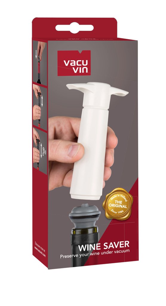 Wine pump with 2 stoppers