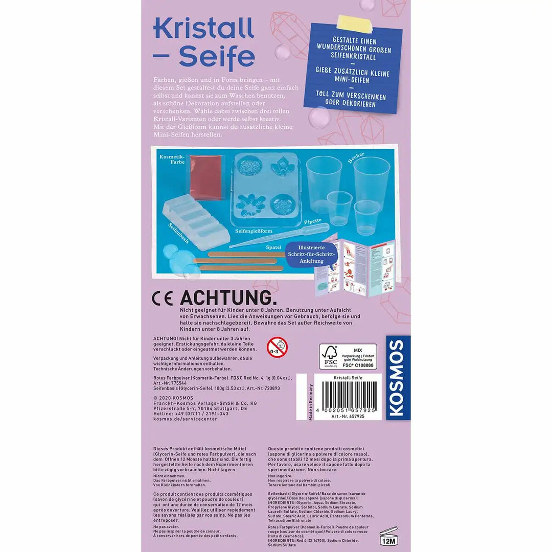 Mitbring Experimente Kristall-Seife
