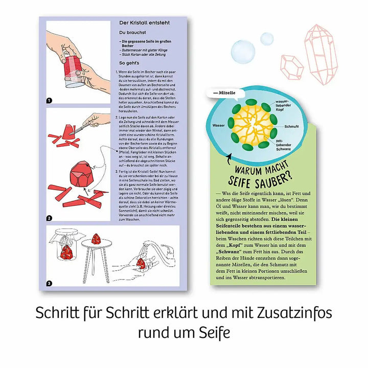 Mitbring Experimente Kristall-Seife