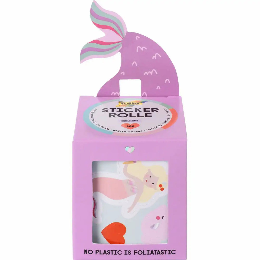 Stickerrolle Mermaid irisierend 4m 368 Stück