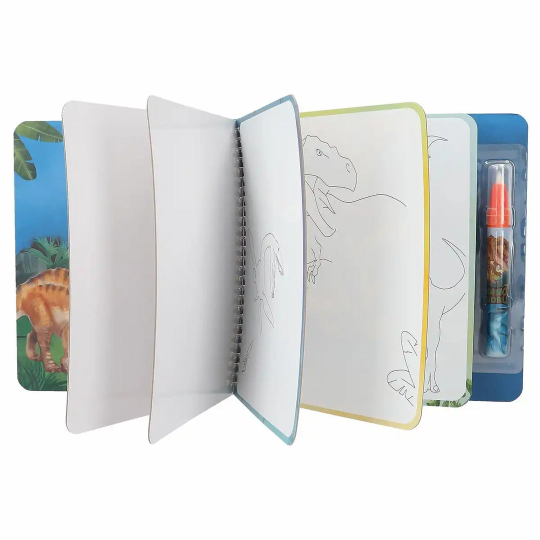 DINO World Aqua Magic Book – Colouring Book with Water Pen