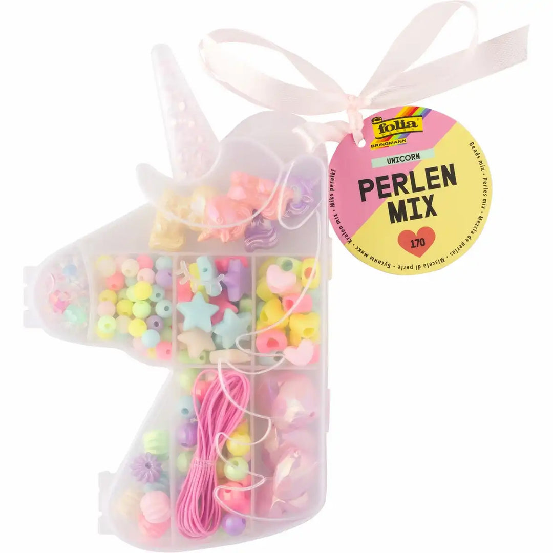 Perlen Mix Unicorn 170 Teile