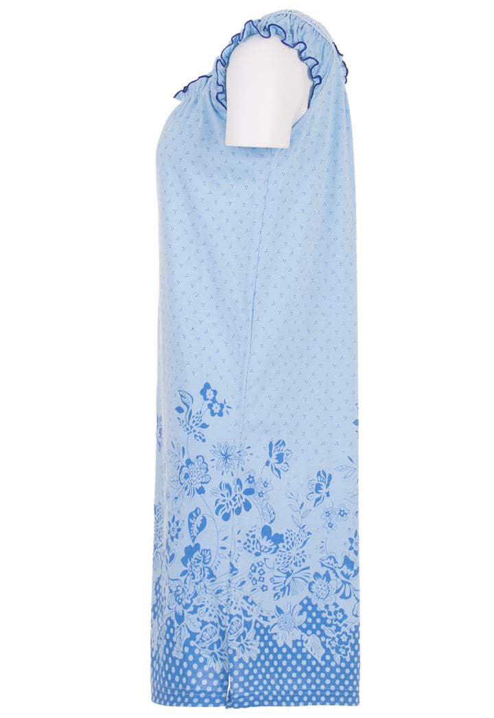 Nightgown short sleeves - Flowers Romance