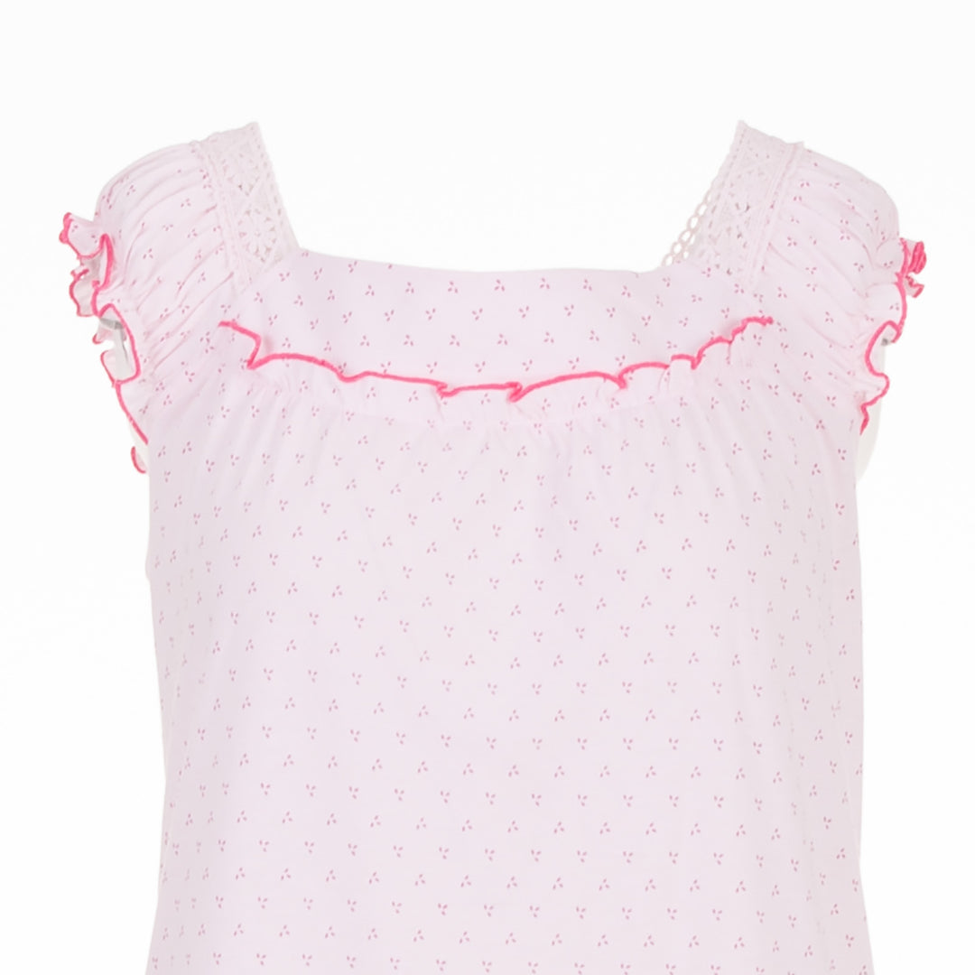 Nightgown short sleeves - Flowers Romance