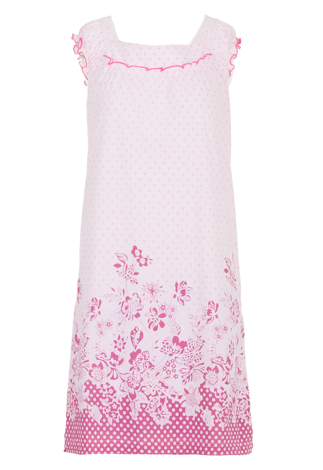 Nightgown short sleeves - Flowers Romance