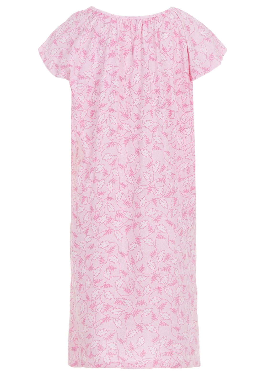 Nightgown short-sleeved - tendrils of leaves