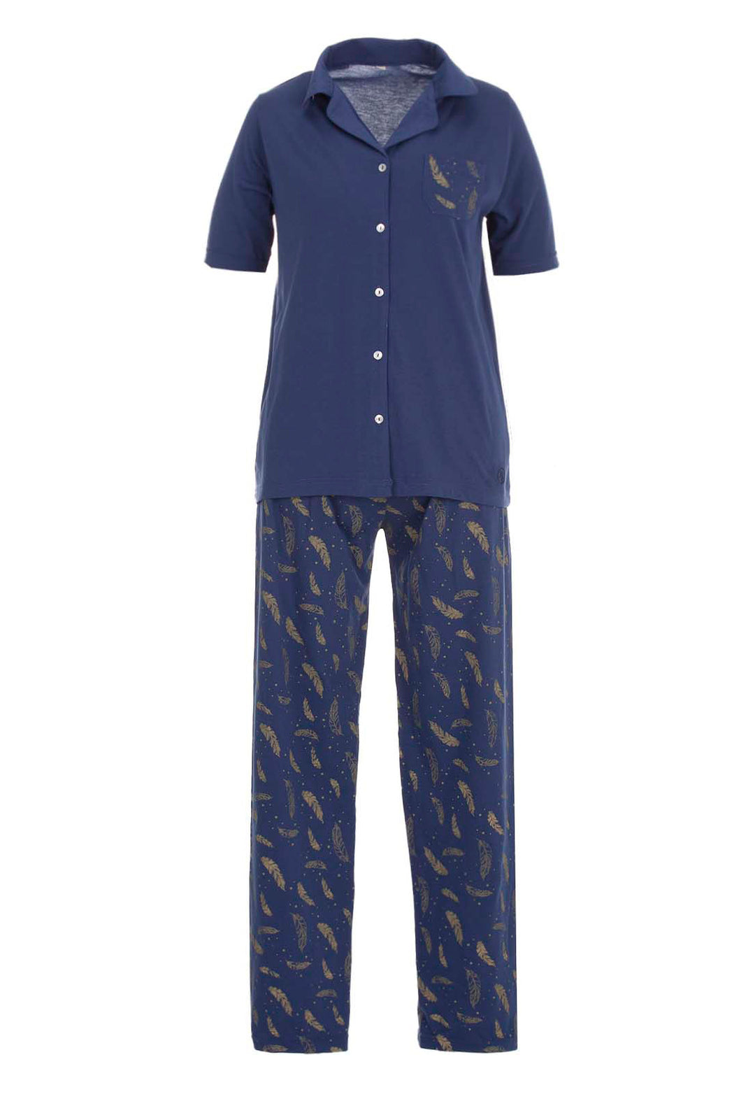 Pajama Set Short Sleeve - Feather