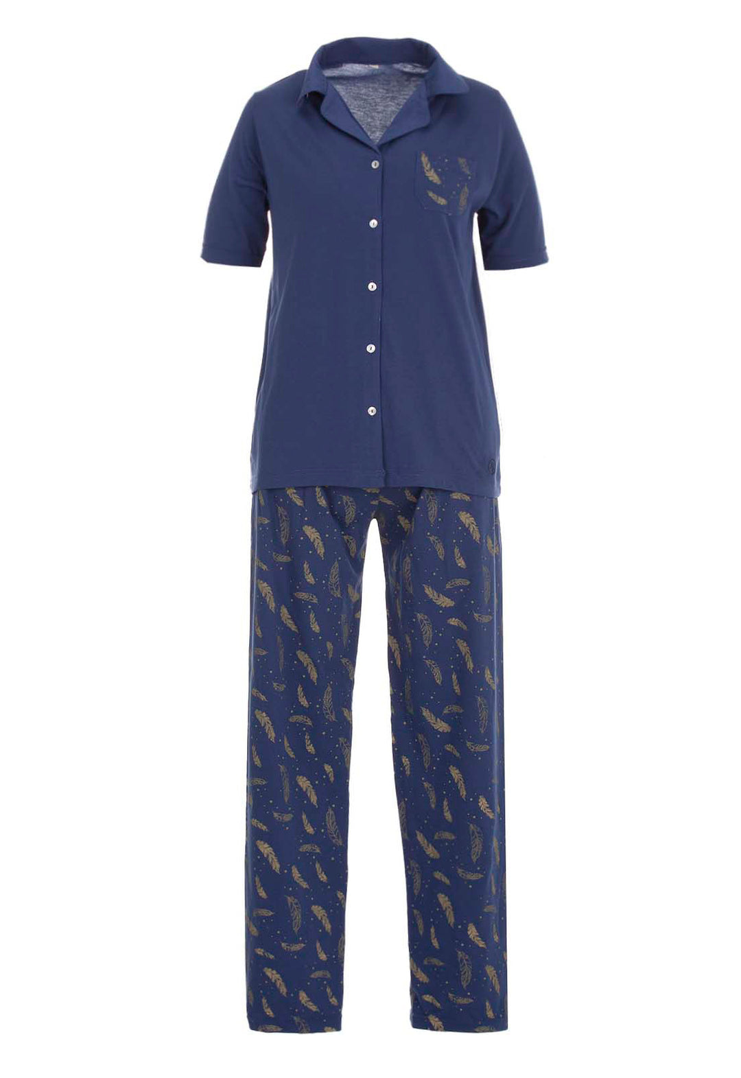 Pyjama Set Kurzarm - Feder