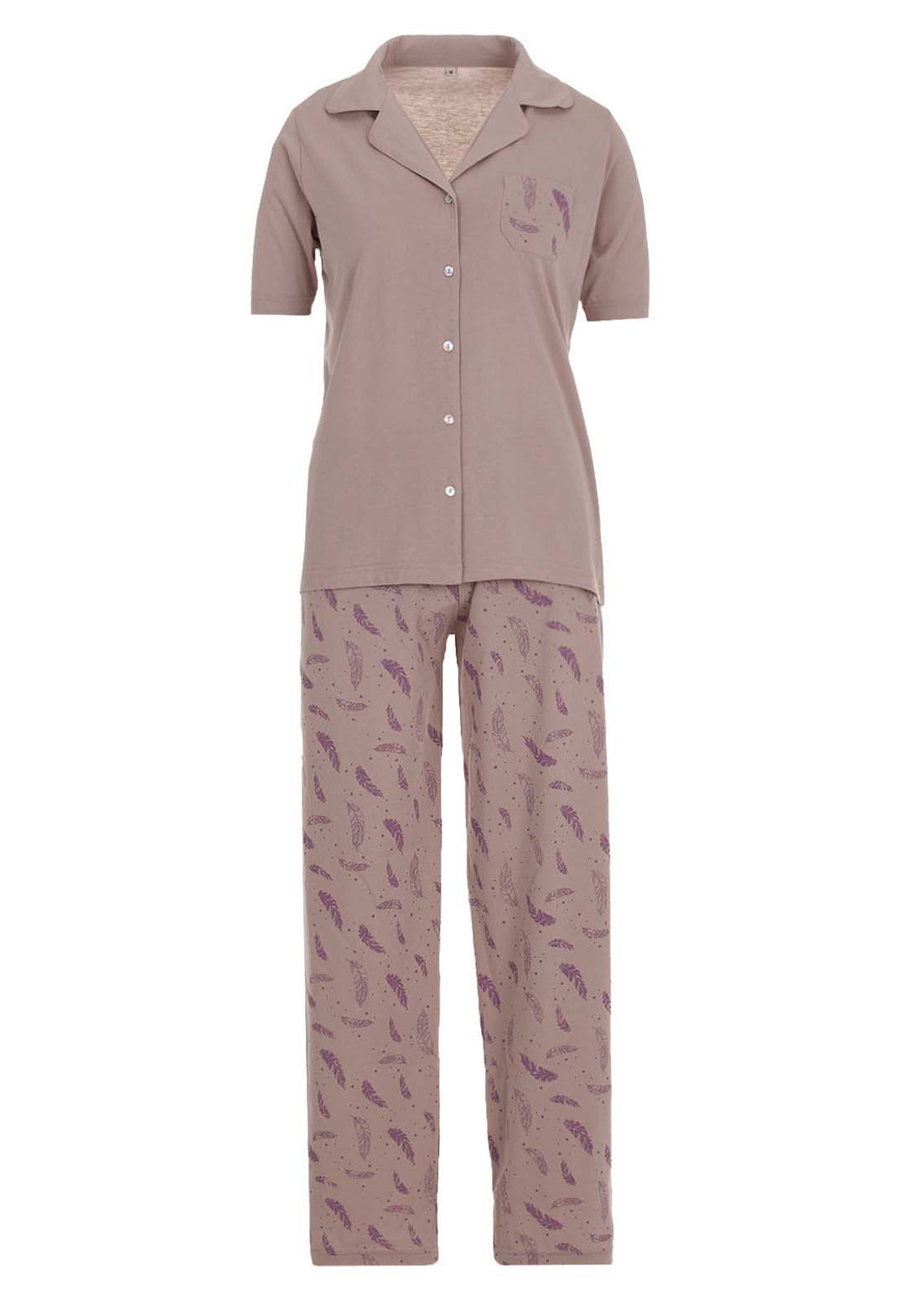 Pajama Set Short Sleeve - Feather