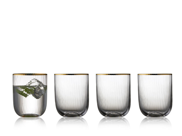 Tumbler Palermo gold rim
