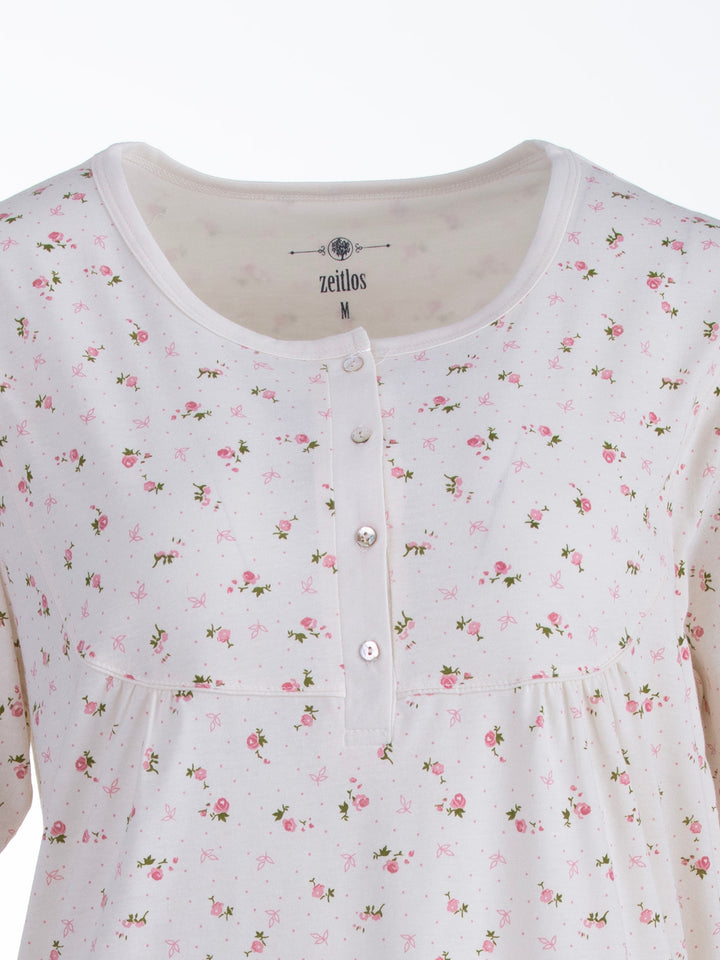 Nightgown short-sleeved - little flowers