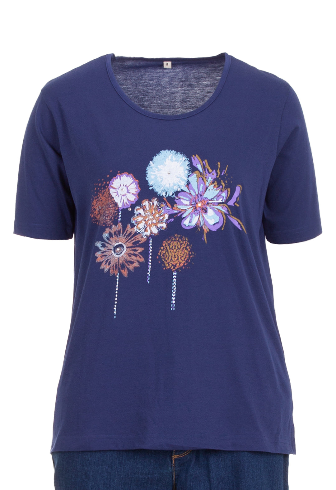 T-Shirt - Blume Steine