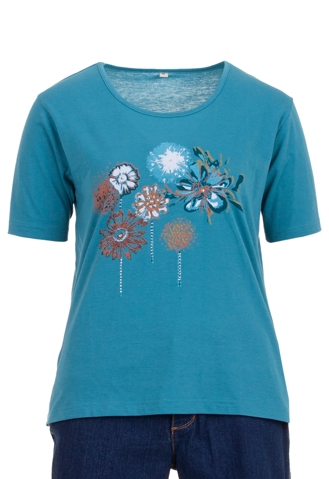 T-Shirt - Blume Steine