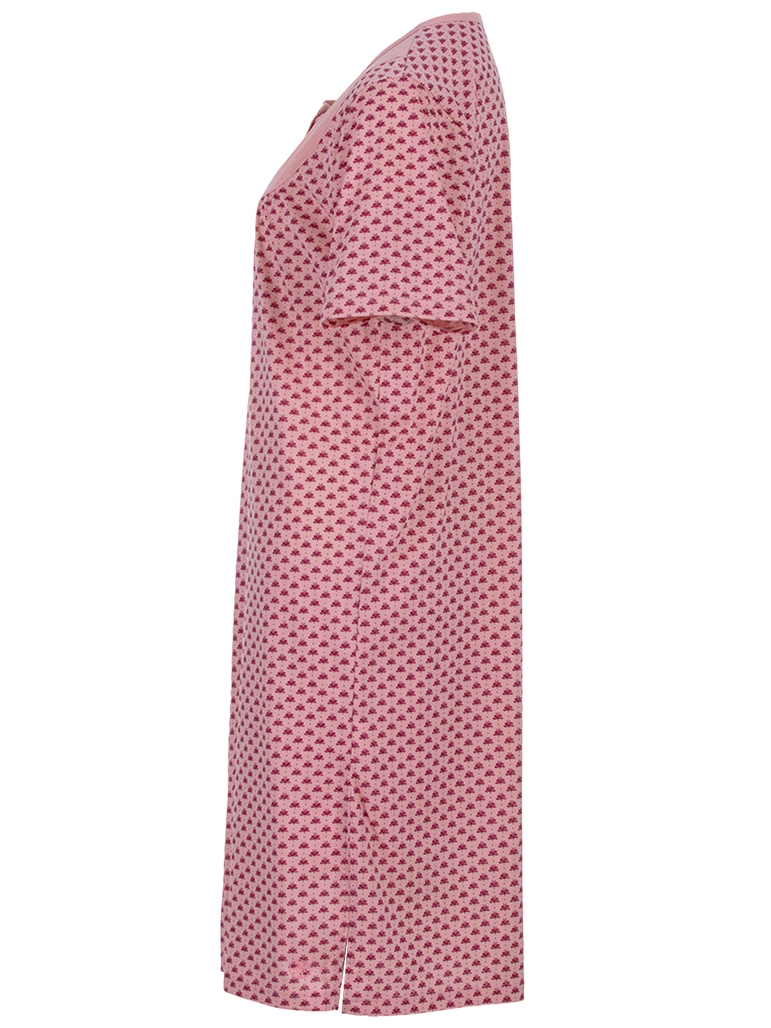Nightgown short-sleeved - flower allover