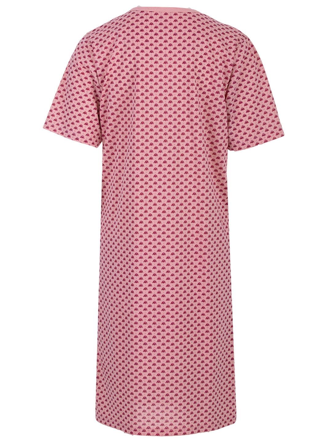 Nightgown short-sleeved - flower allover