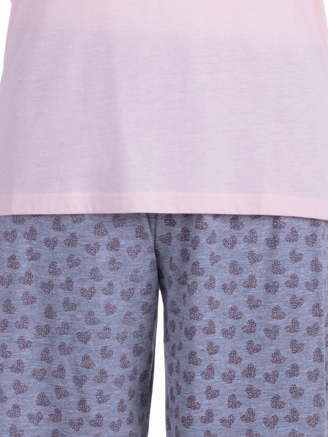 Pajama Set Capri - Gray Rose