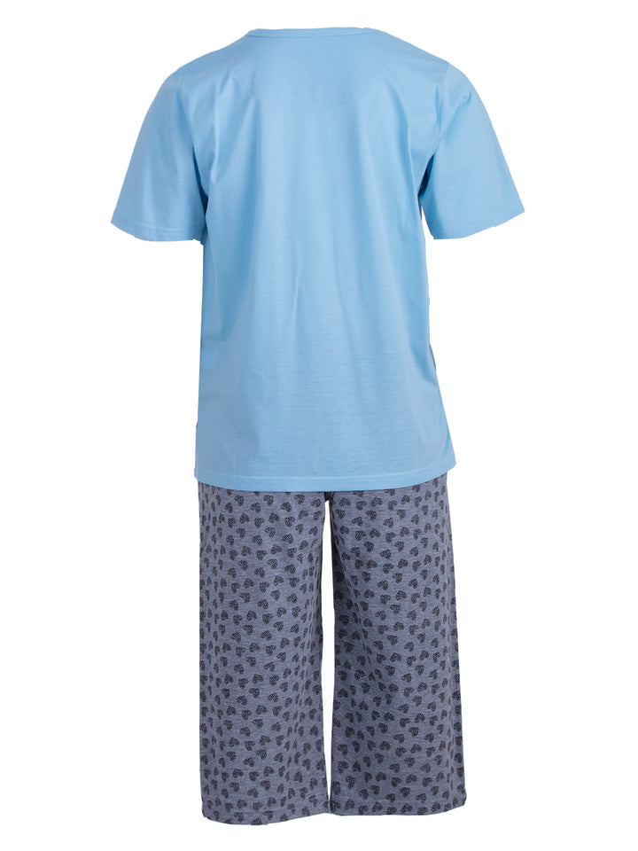 Pajama Set Capri- Hearts