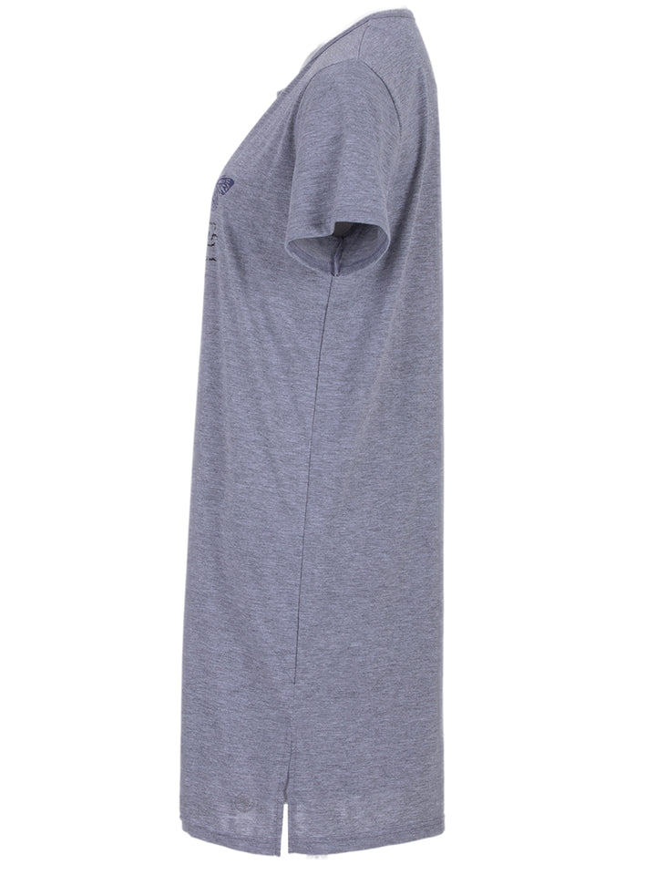 Nightgown short-sleeved - flower tendrils