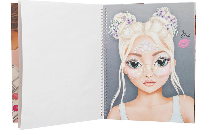 Create your TOPModel Make-Up Malbuch