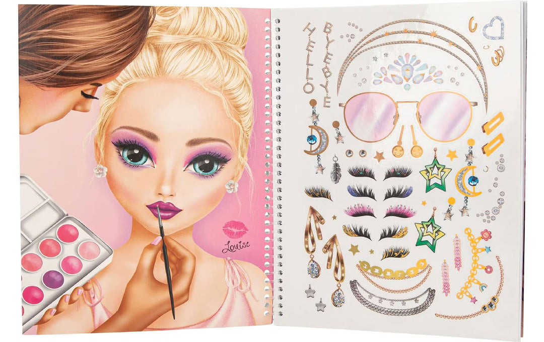 Create your TOPModel Make-Up Malbuch