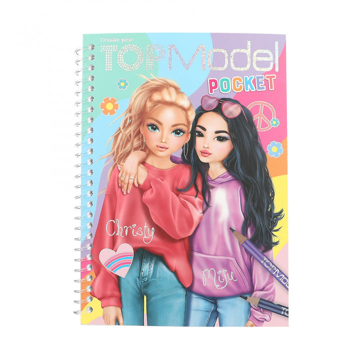 TOPModel Pocket Coloring Book