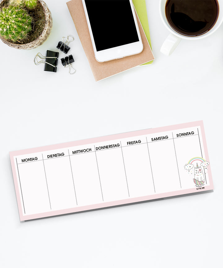 Weekly planner - compact