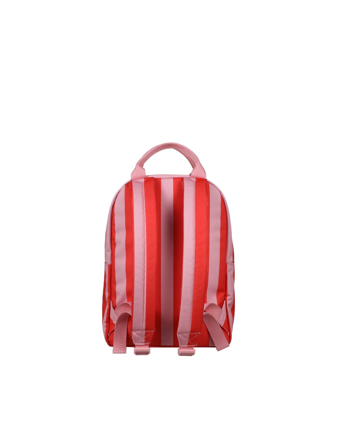 Rucksack Mittel- Streifen Mohnrot Litschi